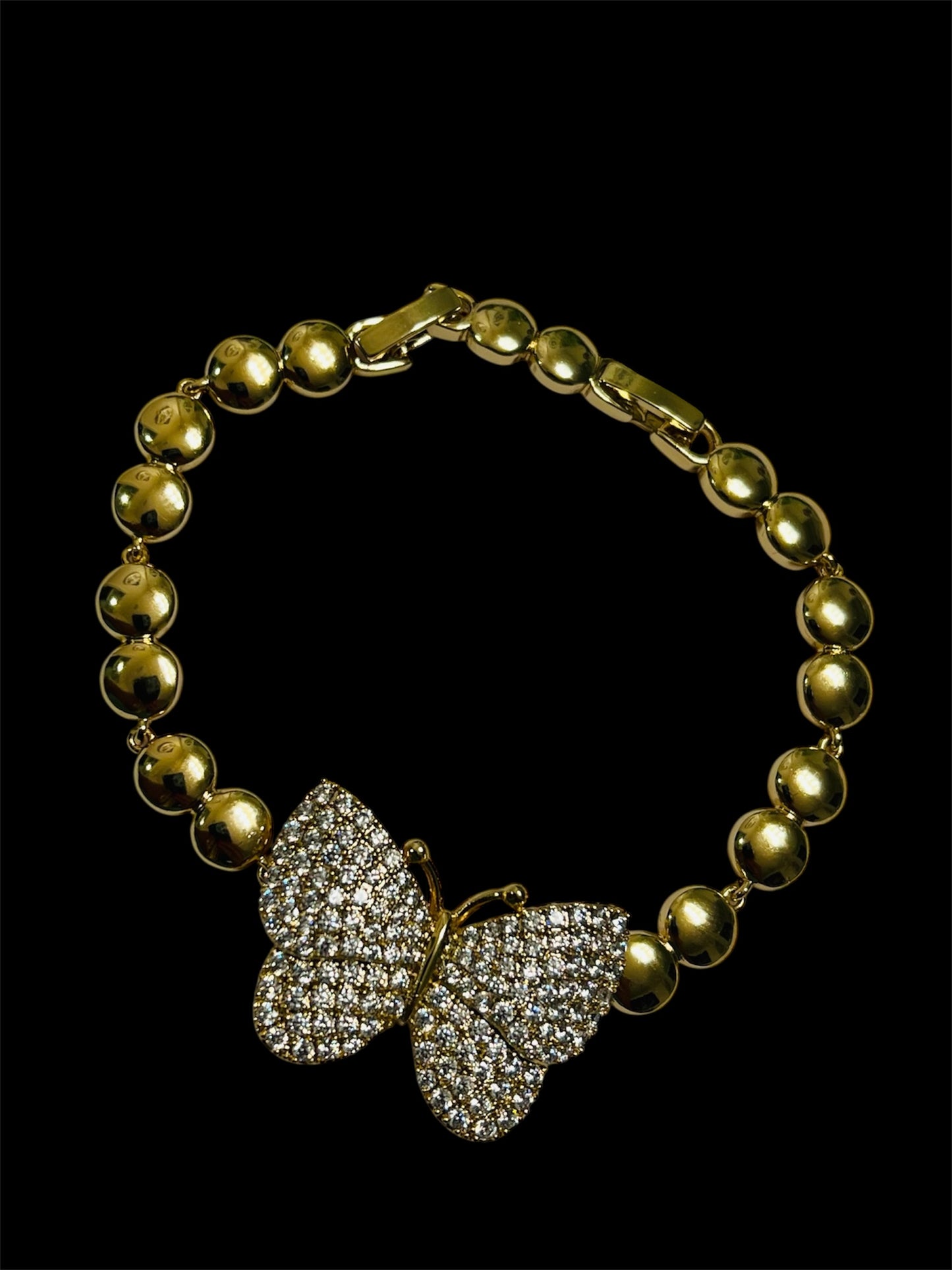 14K Gold Plated Butterfly Bracelet