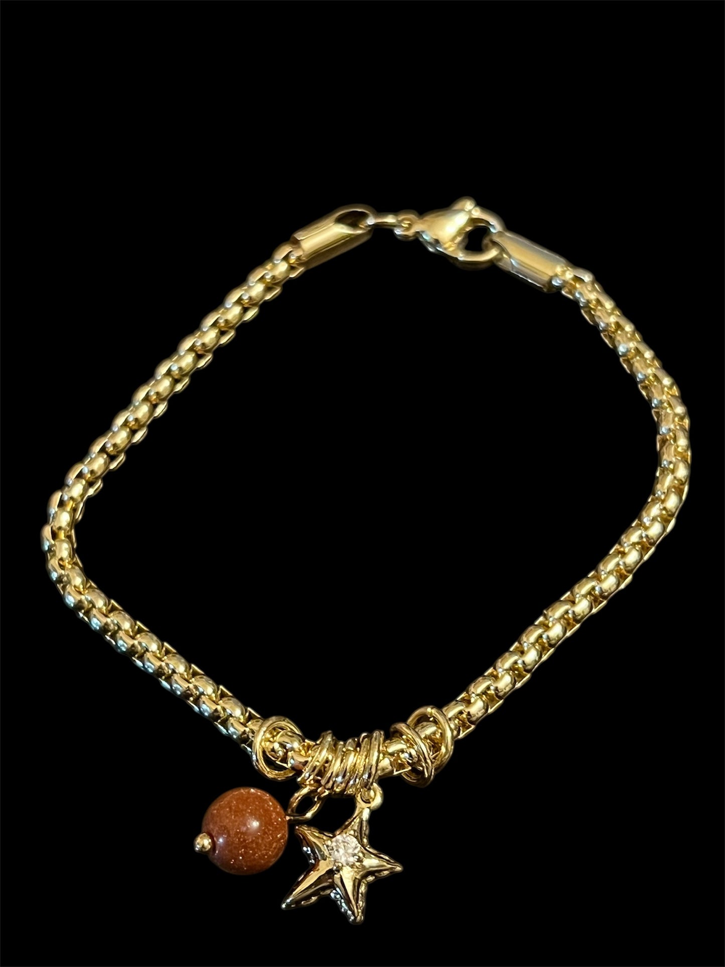 Starfish Natural Stone Bracelet