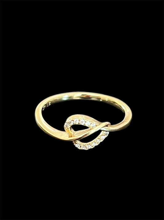 14K Gold Plated Heart Ring
